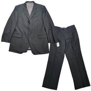 Men's Classic Black Blazer and Pants Set